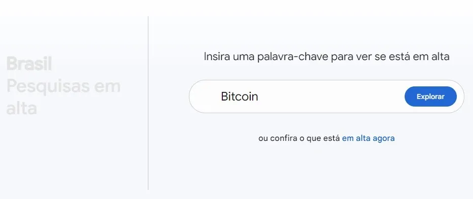 Pesquisa para o tópico Bitcoin